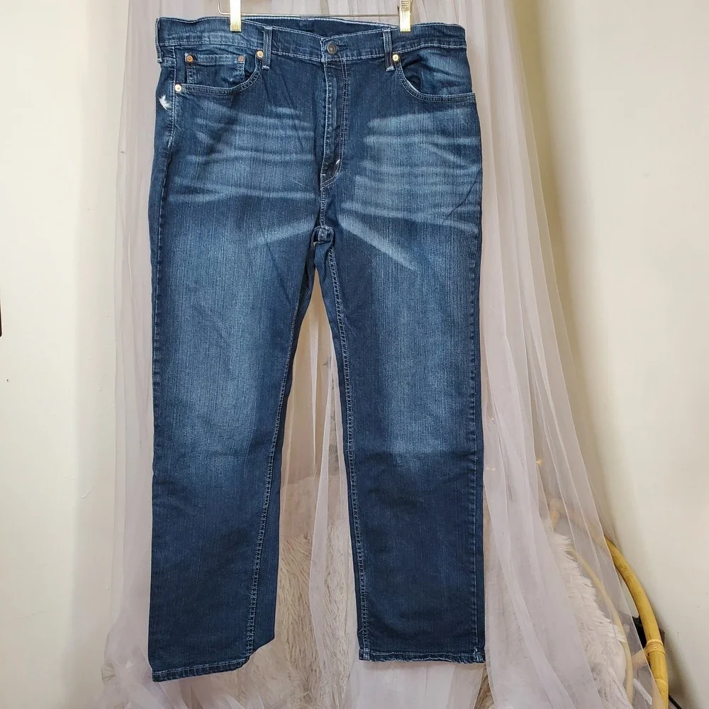 Levis Mens 559 Blue Jeans Size 38 Fits 40x31 Relaxed Straight Western Workwear